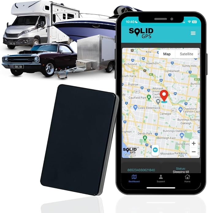 Tracker – Real-Time 4G Vehicle Tracker with App Alerts, Geofencing & Long Battery Options – No Wiring, Australian Support (12-Month Battery Life)